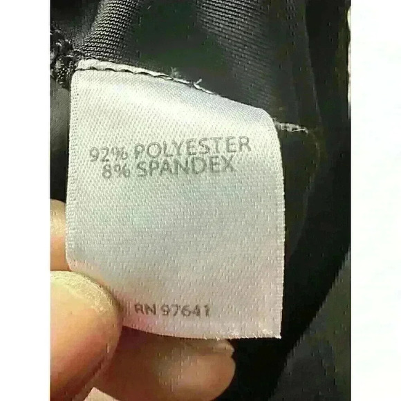 J Jill Wearever Collection Black Velour Stretch Smooth Fit Full Leg Pants Size M - Picture 6 of 6